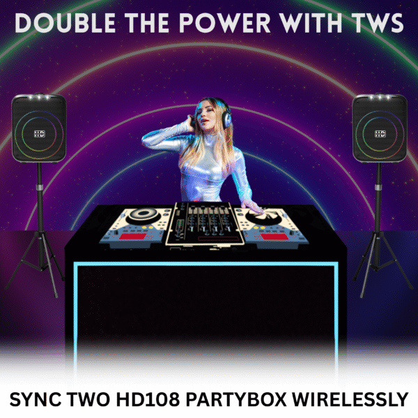 HD-108DC PARTY SPEAKER - Image 8