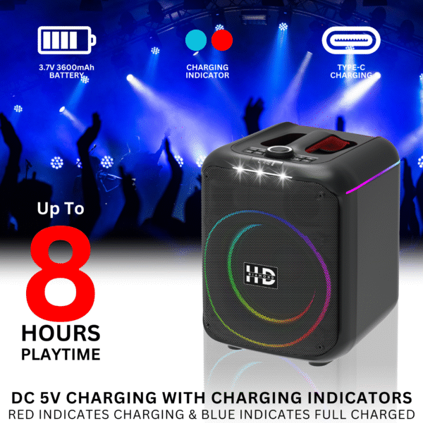 HD-108DC PARTY SPEAKER - Image 4