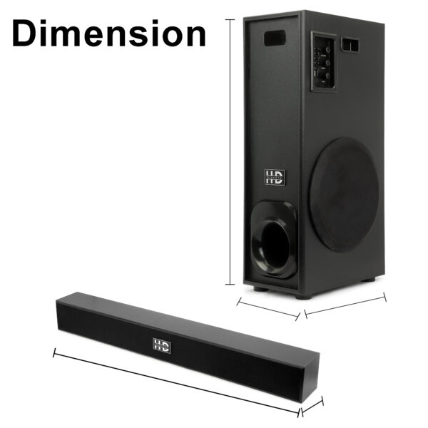 HD-SB04 WOOD SOUNDBAR - Image 3